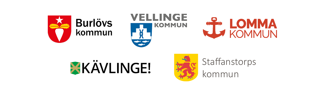 Logotyper – Burlöv, Vellinge, Lomma, Kävlinge och Staffanstorps kommun