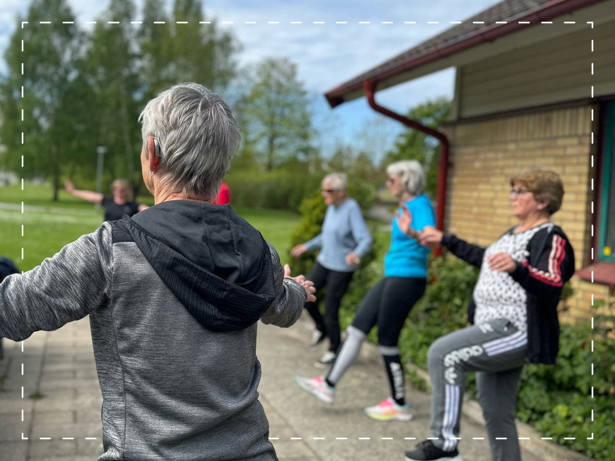 Starka steg – Foto från utomhusträning